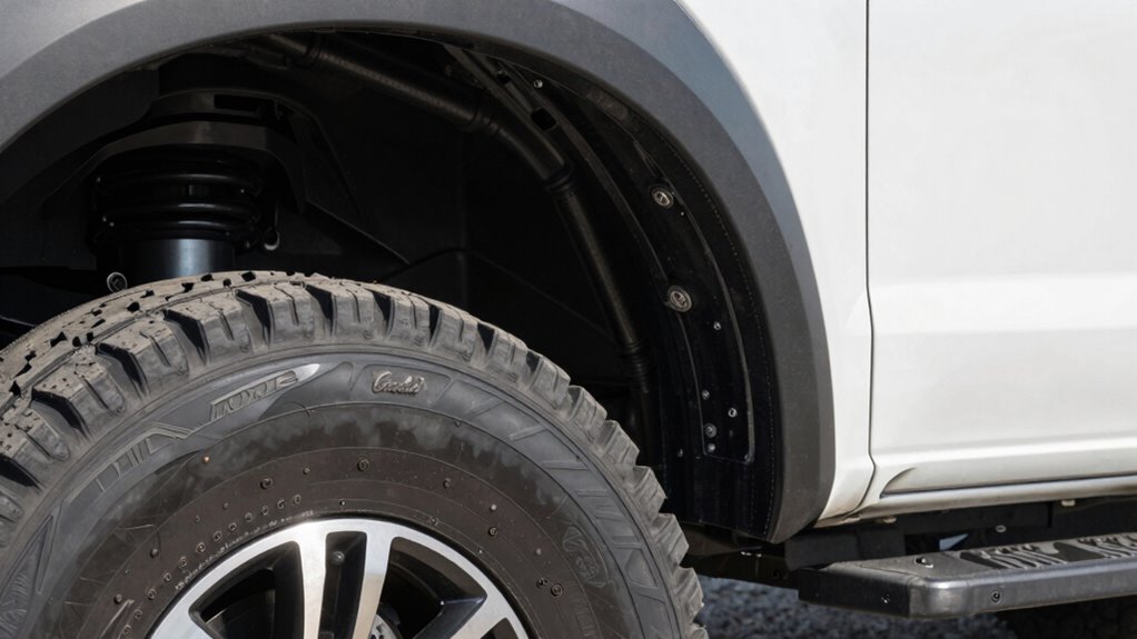 top lifted truck fender liners