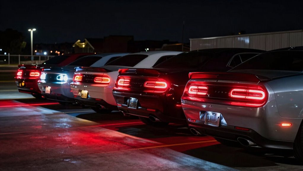 top muscle car led tail lights