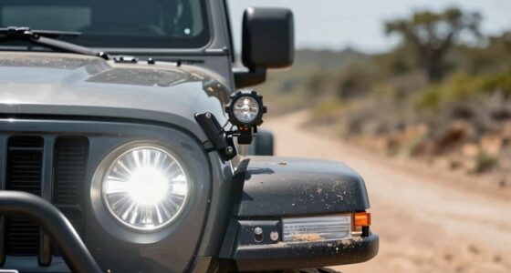 top off road light mounts