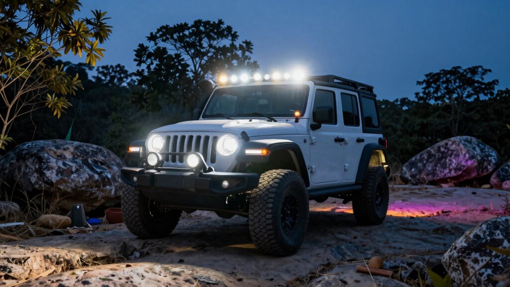 top off road pod lighting