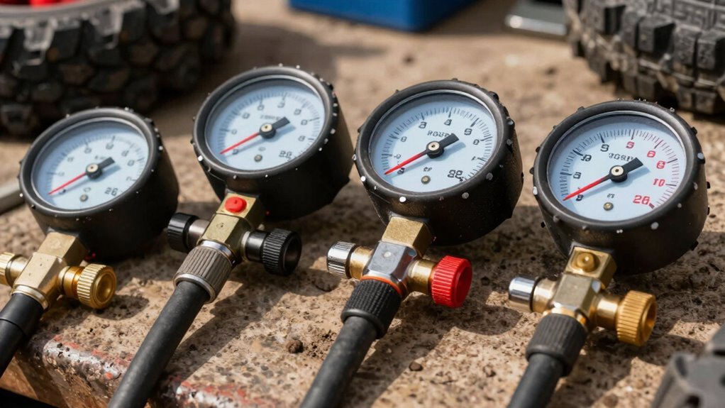 top off road tire gauges