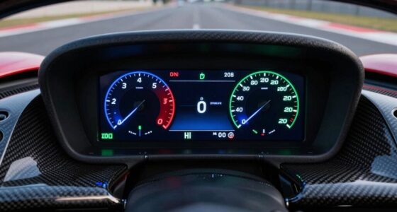 top race car digital displays