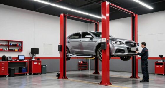 top rated two post car lifts