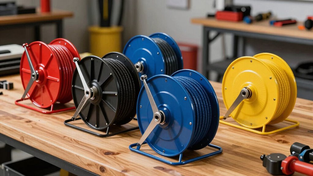 top retractable hose reel kits