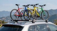 top roof mounted bike racks