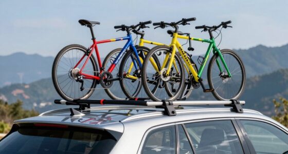 top roof mounted bike racks