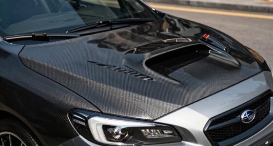 top subaru wrx carbon hoods