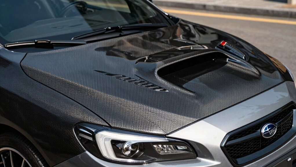top subaru wrx carbon hoods