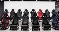 top track car seating