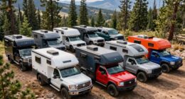 top truck bed camper options