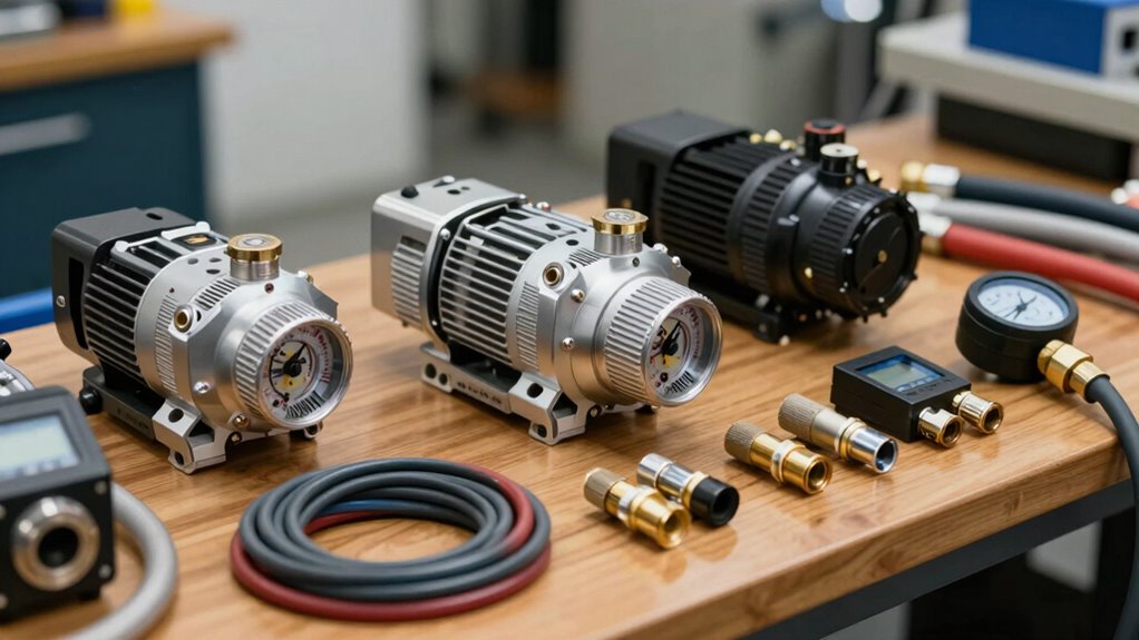 top vacuum pump gauge kits