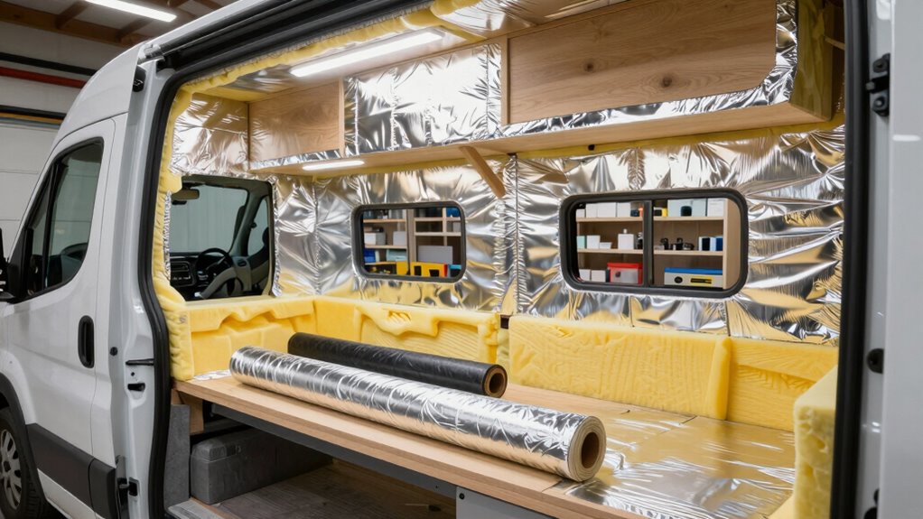 top van insulation kit list