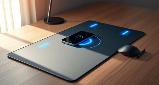 top wireless charging desk mats