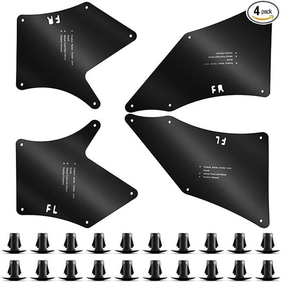 Splash Guard Fender Liners for Toyota Tacoma (2005-2020)