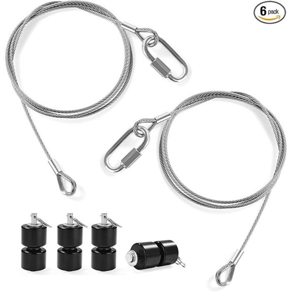 Lift Cable Kit with Rollers for Trailer Gate Assist