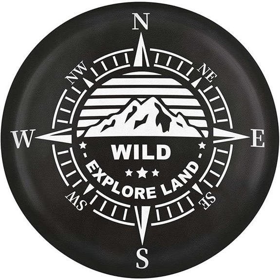 Explore Land Spare Tire Cover for Trailer SUV