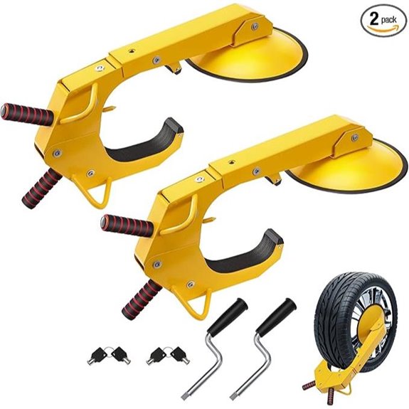VEVOR Wheel Lock Clamp (2 Pack) for Trailers