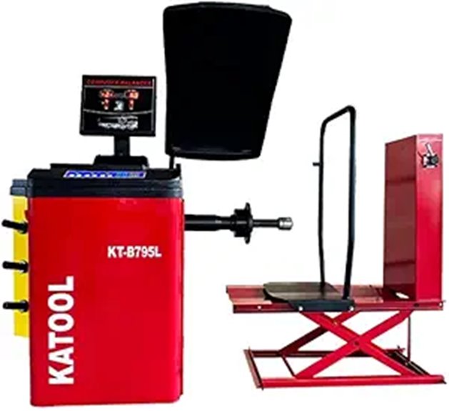 Wheel Balancer Machine for Trucks & Cars