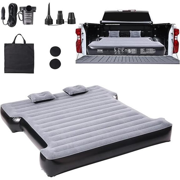 VEVOR Truck Bed Air Mattress with Pump and Pillows
