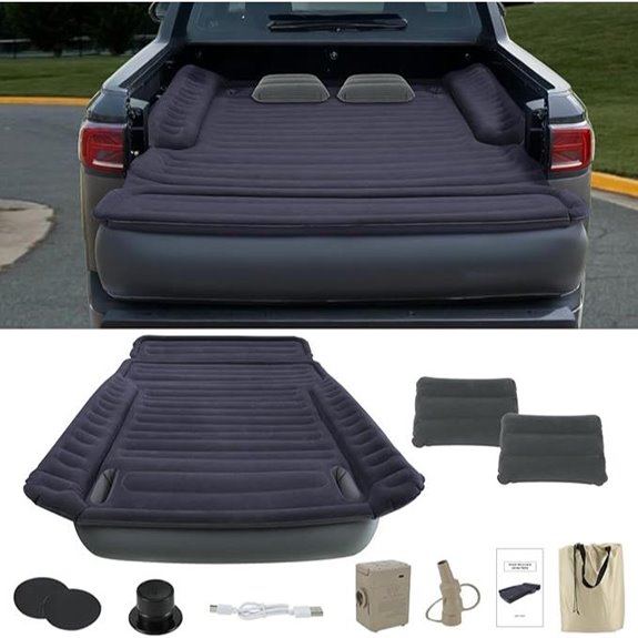 TIPHOPE Truck Bed Air Mattress with Wireless Pump