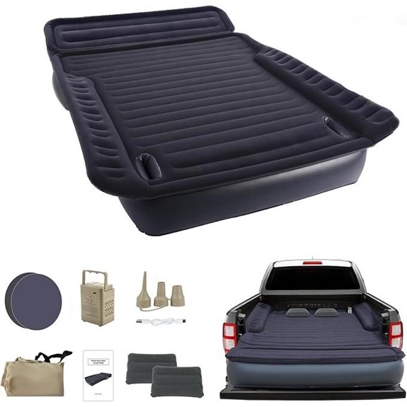 Camping Pickup Truck Bed Air Mattress with Pump