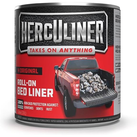 HERCULINER Roll-On Truck Bed Liner 1 Gallon Black