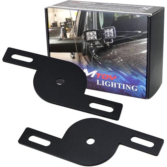 iJDMTOY Dual Pod Light Mounting Brackets for Trucks