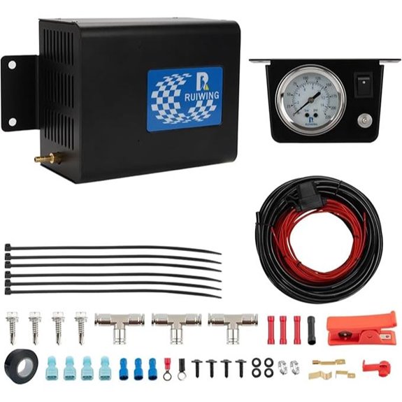 Air Bag Compressor Kit for Truck Suspension Control