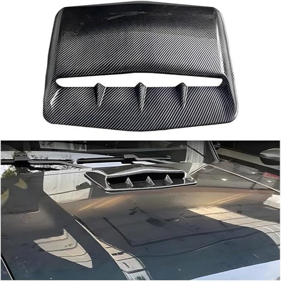 Car Hood Vents Turbo Bonnet Air Flow Intake Cover