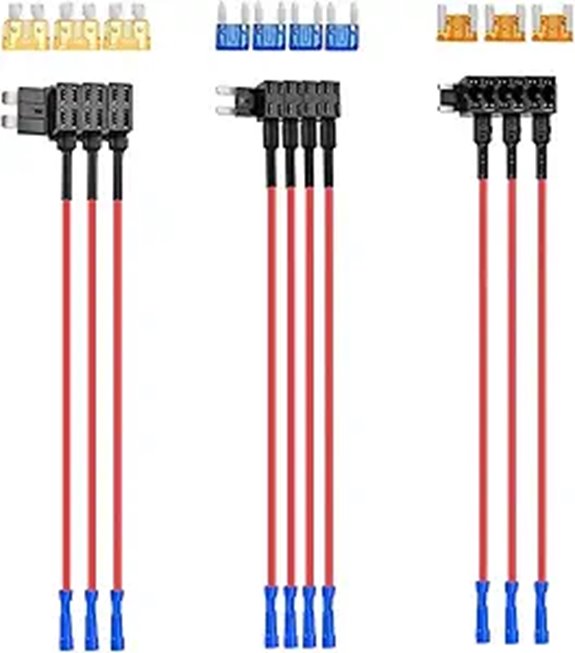 Nilight 12V Car Fuse Adapter Pack (10)