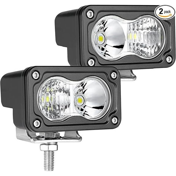 3-Inch LED Off-Road Work Flood Lights (2-Pack)