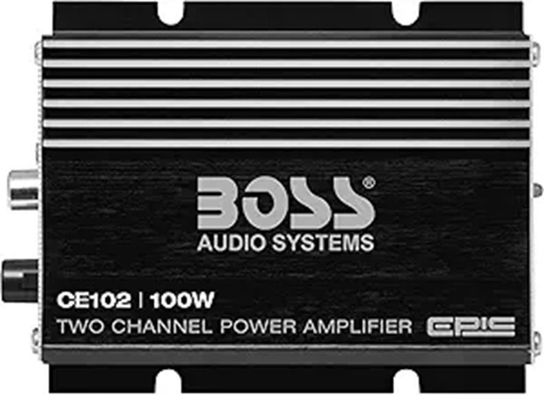 BOSS CE102 2-Channel Car Amplifier 100W