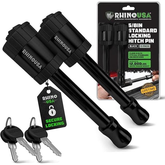 Rhino USA 2” Trailer Hitch Pin (2-Pack)