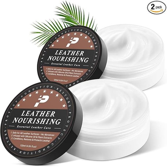 Leather Conditioner 2 Pack for Leather & Furniture