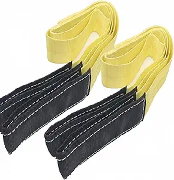 2 Pack 2 x 6' Tow Straps with Loops