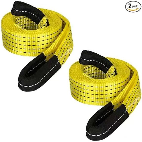 2 Pack 6' Heavy Duty Lifting Sling Straps