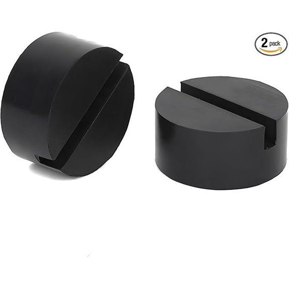 2 Pack Rubber Jack Stand Pad for Vehicles