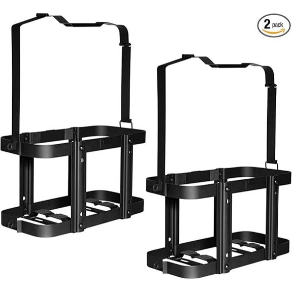 SparkWhiz 5-Gallon Steel Jerry Can Mounts (2 Pack)