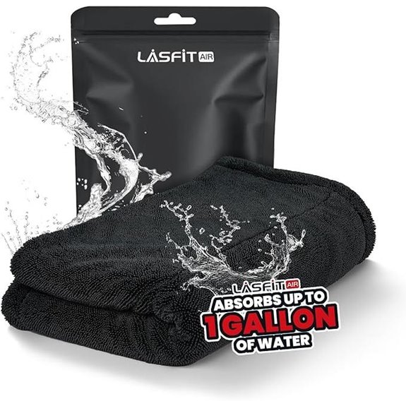 LASFIT Large Ultra Soft Microfiber Car Drying Towel