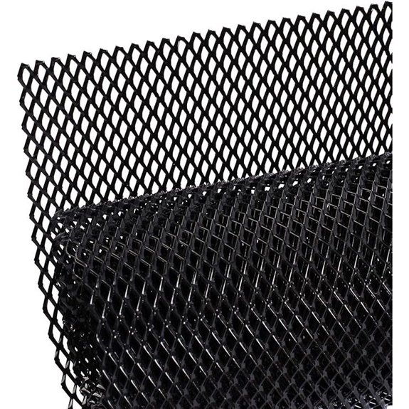 AggAuto Universal Car Grill Mesh Insert (Black)