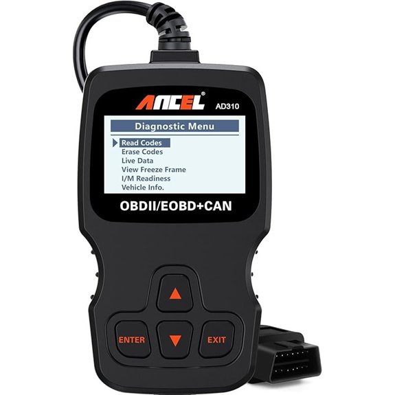 ANCEL AD310 Universal OBD II Scanner for Cars