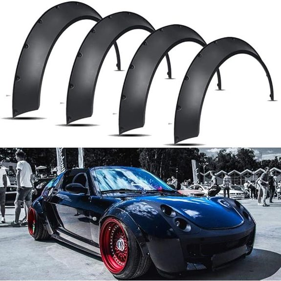Dreamizer 4PCS Universal Car Fender Flares