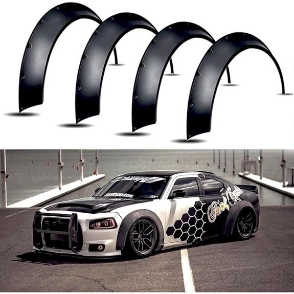 JMTBNO 4PCS Universal Fender Flares for Cars