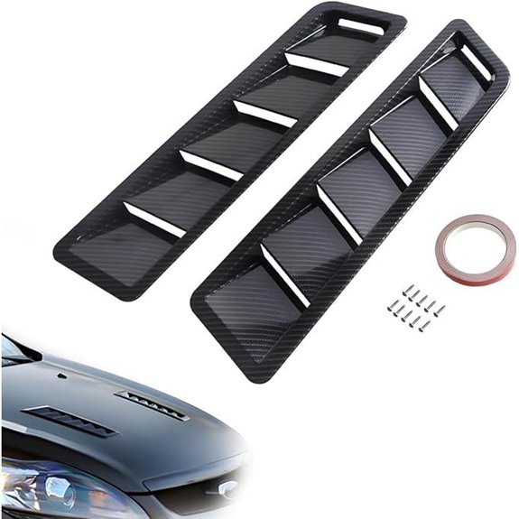 Car Hood Vent Scoop Kit for Most Vehicles