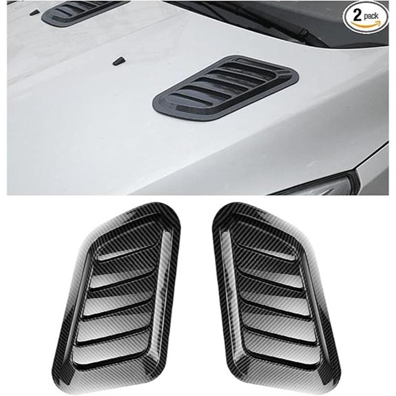 Blilo Car Hood Vents 2PCS Universal Air Intake