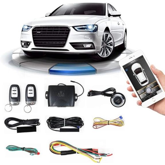 PKE Universal Car Remote Starter Kit and Keyless Entry