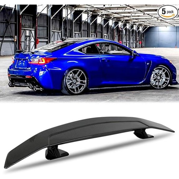 Universal Carbon Fiber Rear Spoiler for Sedan and Coupe