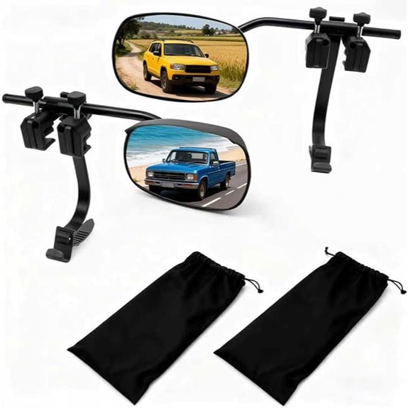 Universal Clip-On Towing Mirror Extensions (2 Pack)