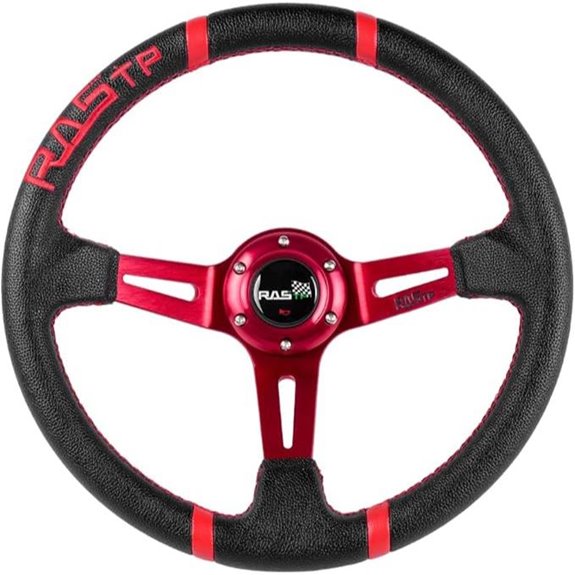 RASTP Universal Deep Dish Racing Steering Wheel