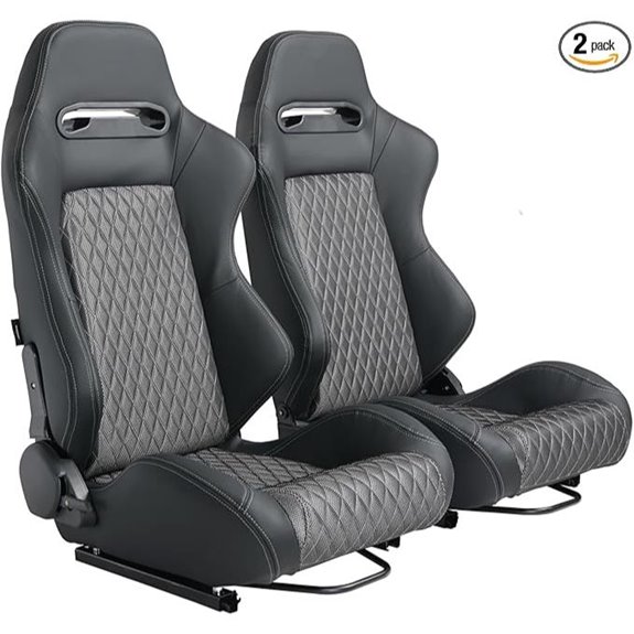 Universal Racing Seats with Dual Lock Sliders (2 Pieces)